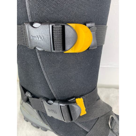 Trukke Men’s Winter Snow Boots Size 8 Black Mid Calf Snowmobile Casual Gear - Picture 6 of 10